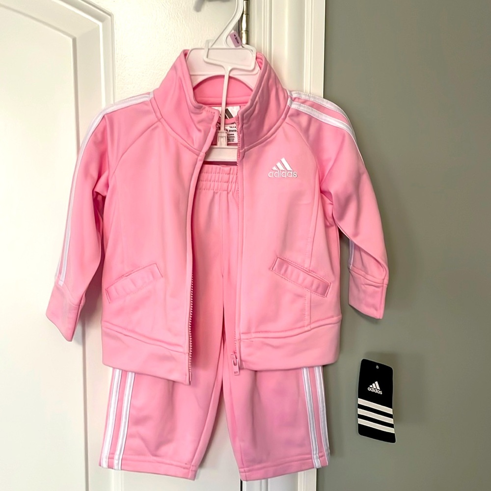 Adidas track suit 9months NWT